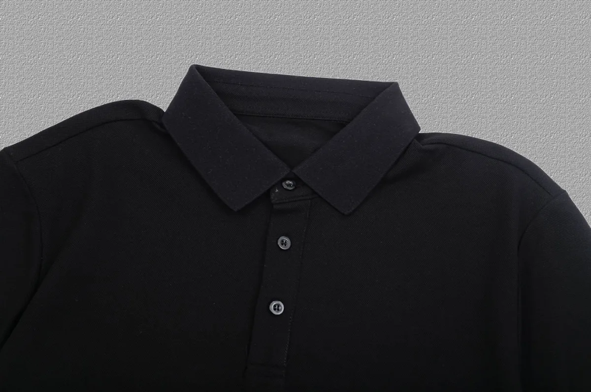 P100✨🔥 [valentine Valentino] 2026FW short-sleeved lapel polo shirt Color: Black White Size: S-XXL